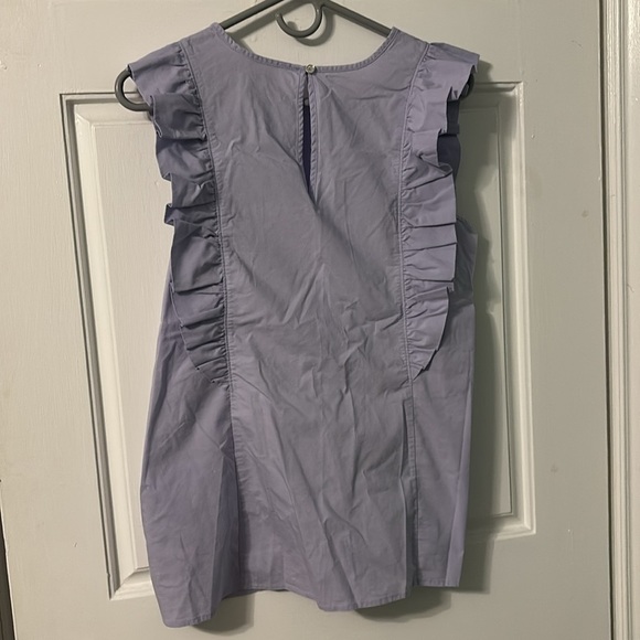 Lavender Ruffle Sleeve Top - Picture 2 of 3